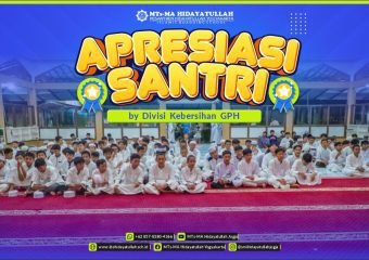 Apresiasi Santri MTs-MA Hidayatullah Yogyakarta: Bidang Kebersihan