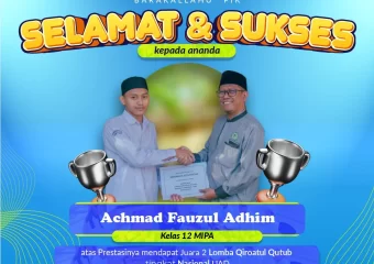 Yey Alhamdulillah! Juara MUMTASH VII cabang Qiroatul Kutub