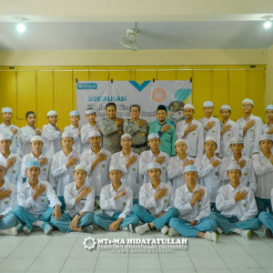 Sosialisasi Bahaya Tindak Kekerasan oleh Santri Bekerjasama dengan Polsek Sleman - Santri Pesantren Hidayatullah Yogyakarta