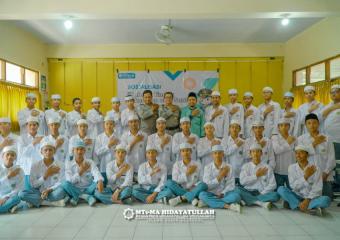 Santri Anti Tindak Kekerasan Bersama Polsek Sleman