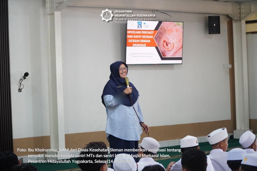 Dinkes Sleman Bekali Santri Pesantren Hidayatullah Yogyakarta Pengetahuan Pencegahan Penyakit Menular